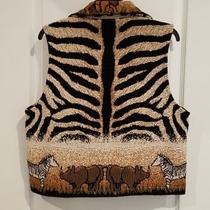 Painted Pony Jackets & Coats - Painted Pony Animal Print Vest Painted Pony Jackets & Coats - Painted Pony Animal Print Vest